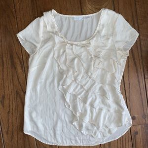 New York & Company Ruffle Blouse